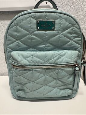 kate spade Quilted Mint Green Backpack